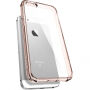 Carcasă ultra subţire rezistentă Spigen, Apple iPhone SE (2016) / 5S / 5 - transparent cu ramă roz