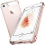 Carcasă de protecţie Spigen Crystal Shell, din policarbonat, pentru Apple iPhone SE (2016) / 5S - transparent roz