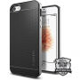 Carcasă exclusivistă de protecţie Spigen Neo, pentru Apple iPhone SE (2016) / 5S - černě argintiu