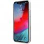 Karl Lagerfeld Liquid Glitter 2 Heads carcasă pentru iPhone 12 / 12 Pro - argintiu