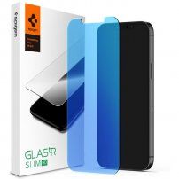 Spigen Glas tR Antiblue HD 2D sticlă securizată pentru iPhone - 12 Pro Max - transparent