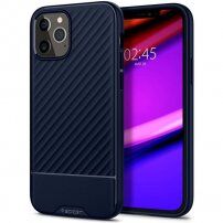 Spigen Core Armor carcasă rezistentă pentru iPhone 12 Pro Max - albastru închis