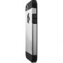 Carcasă rezistentă subţire Spigen Armor, pentru Apple iPhone SE (2016) / 5S - argintiu