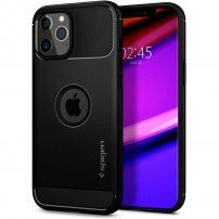 Carcasă Spigen Rugged Armor pentru iPhone 12 Pro Max - negru