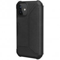 UAG Metropolis LTHR husă flip pentru iPhone 12 mini - negru