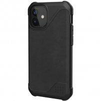 UAG Metropolis LT LTHR husă flip pentru iPhone 12 mini - negru