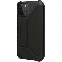 UAG Metropolis SATN husă flip pentru iPhone 12 / 12 Pro - negru