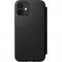 Nomad Folio husă flip din piele pentru iPhone 12 mini - negru