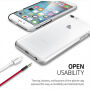 Carcasă ultra subţire rezistentă Spigen, pentru Apple iPhone 6S / 6 - transparent