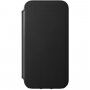 Nomad Folio husă flip din piele pentru iPhone 12 mini - negru