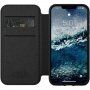 Nomad Folio husă flip din piele pentru iPhone 12 / 12 Pro - negru