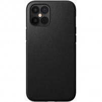 Nomad Rugged husă rezistentă din piele pentru iPhone 12 Pro Max - negru