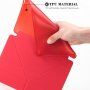Husă cu stativ origami, pentru iPad Air 3 (2019) / Pro 10,5" - roșu