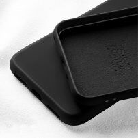 X-Level carcasă netedă din silicon pentru iPhone 7 / 8 / SE (2020/2022) - negru