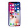 Carcasă fosforescentă din plastic moale pentru iPhone X / XS - violet