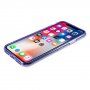 Carcasă fosforescentă din plastic moale pentru iPhone X / XS - violet