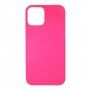 Husă cauciucată mată, pentru iPhone 12 mini - fucsia
