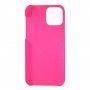 Husă cauciucată mată, pentru iPhone 12 mini - fucsia