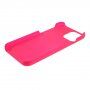 Husă cauciucată mată, pentru iPhone 12 mini - fucsia