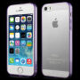 Husă ultra subţire 0,5 mm, pentru Apple iPhone 5 / 5S / SE (2016) – violetă
