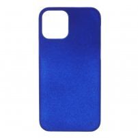 Husă cauciucată mată, pentru iPhone 12 Pro - albastru închis