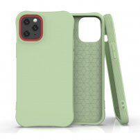 Carcasă moale și mată pentru iPhone 12 mini - verde deschis