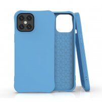 Carcasă moale și mată pentru iPhone 12 Pro Max - albastru