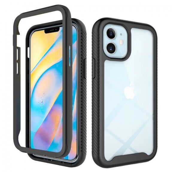 Husa rezistenta la socuri pentru iPhone 12 mini - negru