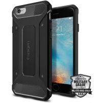 Carcasă rezistentă de protecţie Spigen Armor, pentru Apple iPhone 6S - negru