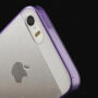 Husă ultra subţire 0,5 mm, pentru Apple iPhone 5 / 5S / SE (2016) – violetă