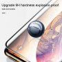 Sticlă securizată 2.5D împotriva spargerii și amprentelor pentru iPhone 12 / 12 Pro - ramă neagră