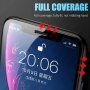 Sticlă securizată 2.5D mată pe tot ecranul pentru iPhone 12 Pro Max - ramă neagră