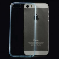 Husă ultra subţire 0,5 mm, pentru Apple iPhone 5 / 5S / SE (2016) – albastră