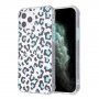 Carcasă cu model leopard pentru iPhone 12 Pro Max - albastru