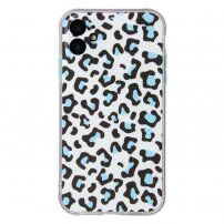 Carcasă cu model leopard pentru iPhone 11 Pro - albastru