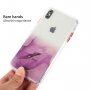 Carcasă din marmură rezistentă la zgârieturi pentru iPhone X / XS - albastru