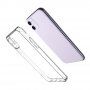 Carcasă din plastic moale cu colțuri aliniate pentru iPhone 12 / 12 Pro - transparent