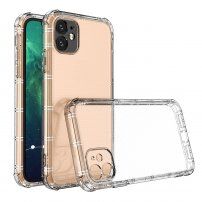 Carcasă cu întăritură și protecție pe margini pentru iPhone 11 - transparent