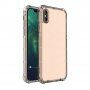 Carcasă cu întăritură și protecție pe margini pentru iPhone X / XS - transparent