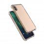 Carcasă cu întăritură și protecție pe margini pentru iPhone X / XS - transparent