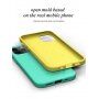 Carcasă mată ecologică degradabilă pentru iPhone 12 / 12 Pro - albastru