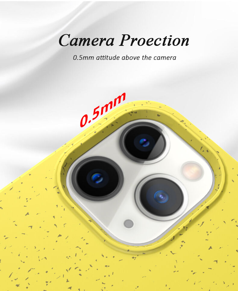 Carcasă mată ecologică degradabilă pentru iPhone 12 / 12 Pro - roz