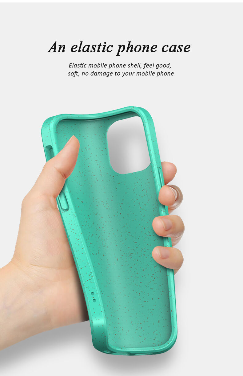 Carcasă mată ecologică degradabilă pentru iPhone 12 / 12 Pro - galben