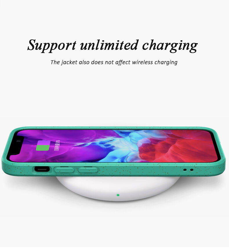 Carcasă mată ecologică degradabilă pentru iPhone 12 / 12 Pro - galben Carcasă mată ecologică degradabilă pentru iPhone 12 / 12 Pro - galben