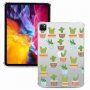 Carcasă transparentă cu marginile întărite pentru iPad Pro 12,9" (2018/2020) - cactuși