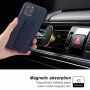 Husă cu funcție suport / mâner pentru iPhone 12 / 12 Pro - albastru închis