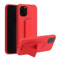 Husă cu funcție suport / mâner pentru iPhone 12 Pro Max - roșu