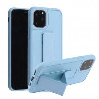 Husă cu funcție suport / mâner pentru iPhone 12 mini - albastru deschis