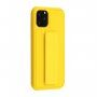 Husă cu funcție suport / mâner pentru iPhone 12 Pro Max - galben
