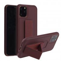 Husă cu funcție suport / mâner pentru iPhone 12 Pro Max - maro cacao